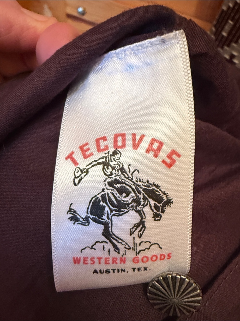 Tecovas Brown and cream small - Picture 7 of 11